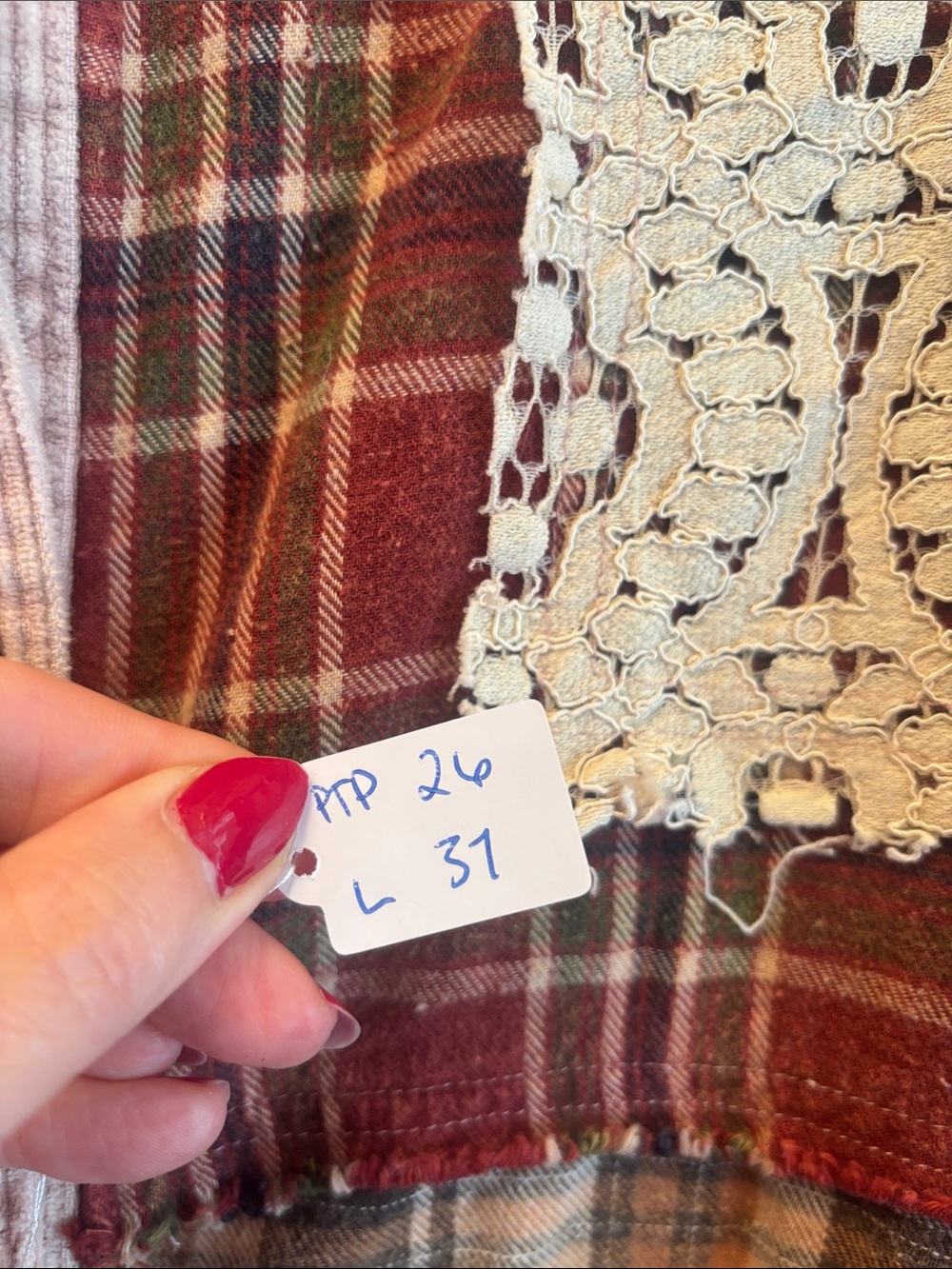 Oli & Hali | STAR Patchwork & Corduroy Jacket Sz L - Picture 14 of 16